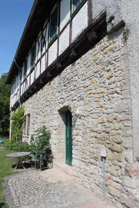 Ruhige Ferienwohnung Im Gutshaus Niederorschel Zewnętrze zdjęcie